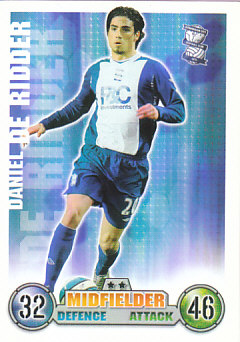 Daniel De Ridder Birmingham City 2007/08 Topps Match Attax Update #8